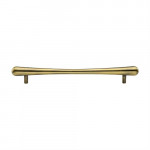 M Marcus Heritage Brass T-Bar Raindrop Design Cabinet Pull 192mm Centre to Centre